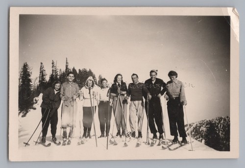 Frauen und männer - auf, ski