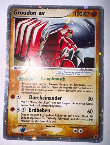 Groudon 038 106 ex - 038/106, –
