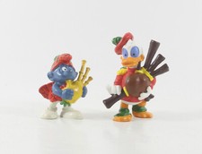 Schlumpf & Donald Duck bereisen Schottland als Schotte mit Dudelsack scot music
