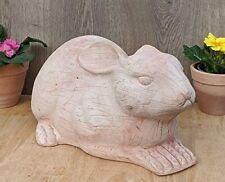 2.Wahl! Hase 51 cm aus Terracotta Garten Deko Osterhase Tier Bauernhof Kaninchen
