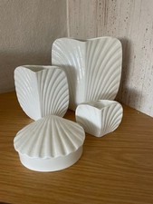 Heinrich Porzellan / Villeroy & Boch - Blumenvasen, Dose, Kerzenständer  "Ocean"