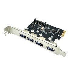 4-Port USB 3.0 PCI-E Erweiterungskarte PCI Express PCIe USB 3.0 Hub Adapter7456
