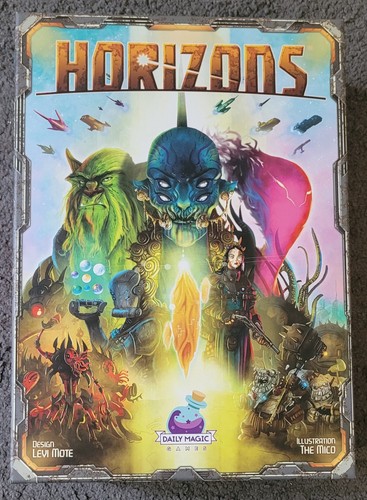 Horizons board game with - board,