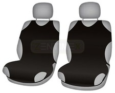 Sitzbezüge schwarz vorne KOS