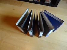 5 Aktenordner DIN A4,  4 schmale, 1 dicker gebraucht idena, herlitz, Rex