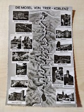 Alte Ansichtskarte 1959 Die Mosel von Trier bis Koblenz Echtfoto