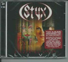 2xCD Styx The Grand Illusion / Pieces Of Eight Live Eagle Records