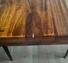 Esstisch sheesham rechteckig, Haarnadelbeine schwarz, 120,0 x 80,0 x 75