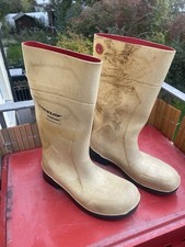 Metzger Schlachter Fleischer Gummistiefel Dunlop Purofor weiß Gr.42