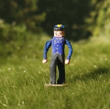 Preiser Holz H0 09 Schaffner Figuren alt antik 50er Jahre