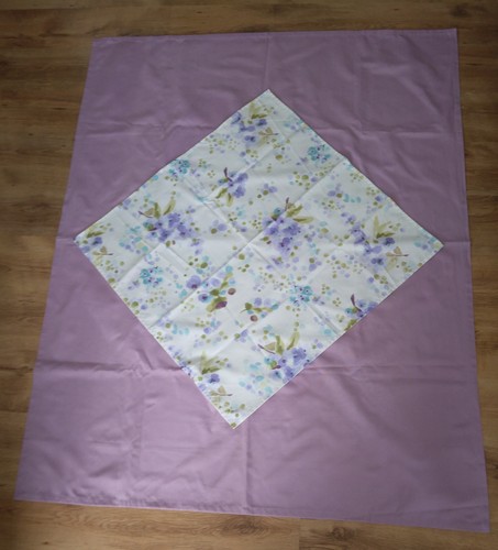 Teile tischdecke lila - 2,