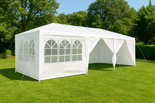 Party Zelt Veranstaltungspavillon Outdoor Plane 800 x 400 x 266 cm Weiß