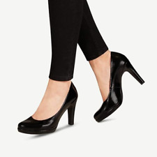 Tamaris Plateau Lack-Pumps Gr. 40 * NEU * Schwarz 1-22426-29