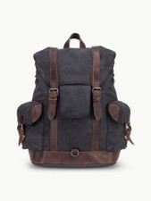 SCIPPIS Canvas Rucksack Vintage Tasche Traveller Outdoor Wanderlust Backpack