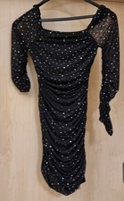 Kleid mit Glitzerpunkten, Gr