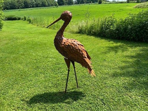 Storch vogel handbemalt 130 - handbemalt,
