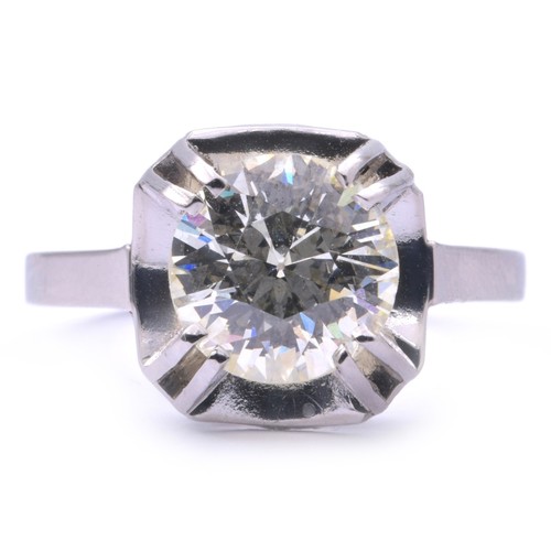 Vintage solitär ring mit 50 - vintage, 2,50