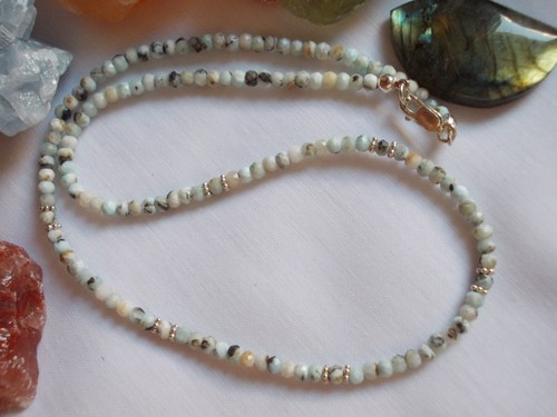 Hemimorphit kette 4x3mm - hemimorphit,