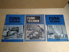 Funk Technik Zeitschrift Zeitung Radio alt Werbung 1949 1951 