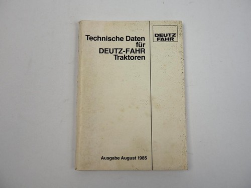 Deutz traktoren technische - deutz,