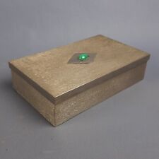 Box Schmuck Holz Metall Silber