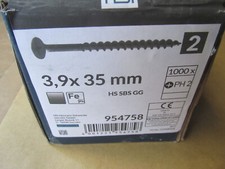 Schnellbauschrauben 3,9x35mm grobgewinde 1000Stück RESTPOSTEN H2Pal6