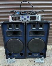 PA / Party Anlage 2 X 500 / 1 X 1000 Watt RMS Verstärker + Lautsprecher