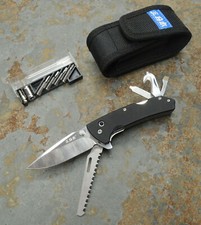 Sanrenmu Messer SPECTRUM 7106SUE-GH-T7 Slipjoint Rescue Knife Multitool Säge