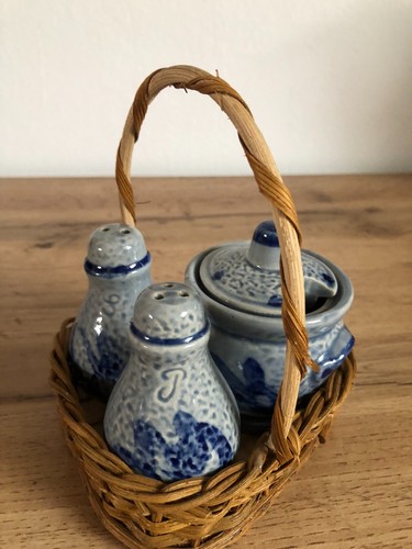 Vintage salz pfeffer streuer - salz,