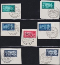 Briefmarken DDR Mi Nr. 472-73 und 475-76  aus 1955/56 Verkehr