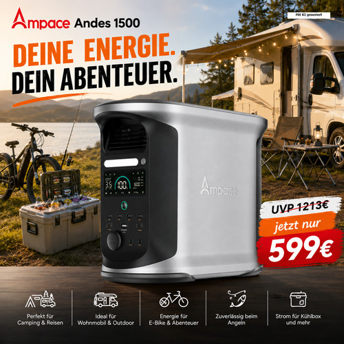 Ampace andes 1500 tragbarer - ampace,
