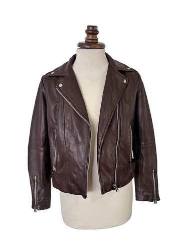 Mango damen kunst lederjacke - damen,