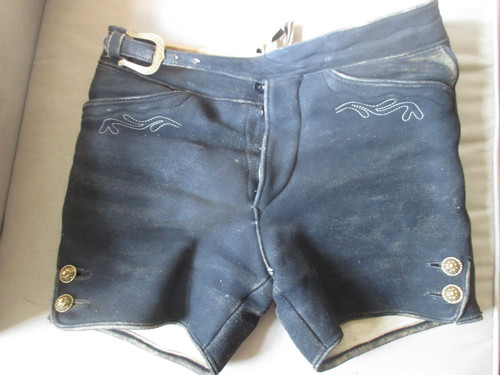 Lederhose kurz mit