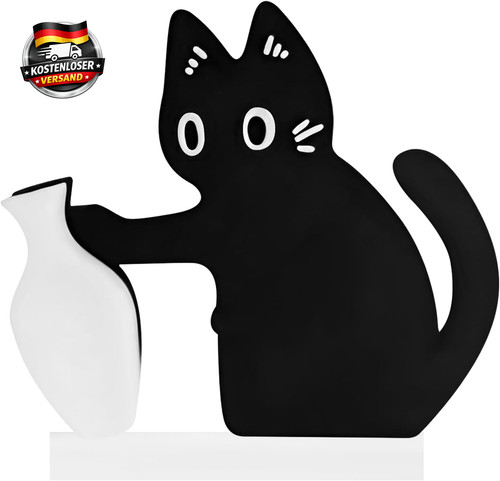 Katzenvase magnet für - katzenvase,