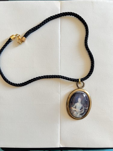 Vintage stil halskette mit - vintage-stil,