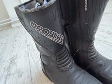 Motoradstiefel Gr 38. Plus Handschuhe Motorradstiefel Schwarz