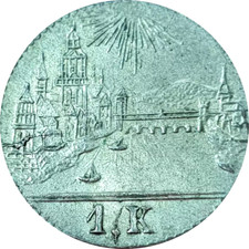 Frankfurt Unc 1839 1 Kreuzer