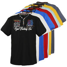 Lavecchia Übergrößen T-Shirt Shirt Herren Kurzarm Polo Hemd V-Neck V-Ausschnitt