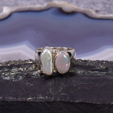 Edelopal Ring, 925er Silber