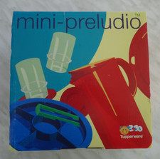 Tupperware Mini Preludio Kinderset Picknick Kinderküche NEU OVP 1997 Vintage