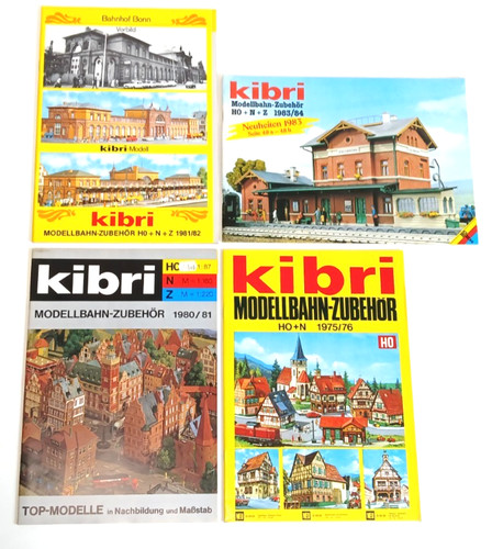 Kibri konvolut 4x kataloge - -,
