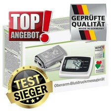 TEST-SIEGER Blutdruckmessgerät Oberarm KOMFORT sofort lieferbar + drei Geschenke