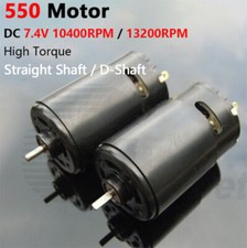 550 Elektromotor DC 7,4V 10400RPM / 13200RPM High Torque RC Boot Auto Modell DIY