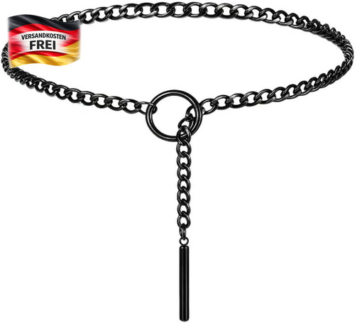 Edelstahl choker kette - edelstahl,