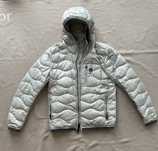 Blauer Herren Daunenjacke mit
