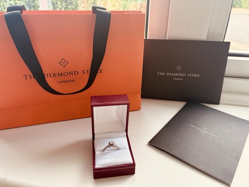 Cluster diamantring kt - 9,
