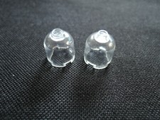 Lego 2 x Zylinder Kappe Rundstein 30151  2x2x1  transparent klar 7775 7691 7644