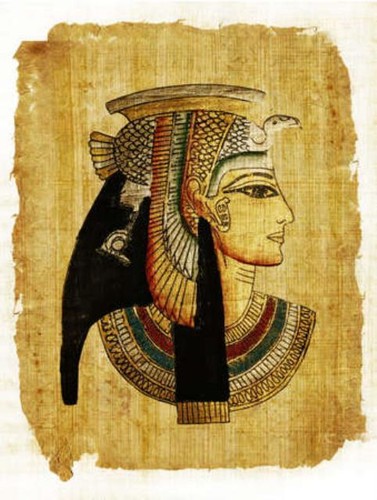 Wandbild ägyptischer papyrus - wandbild:,