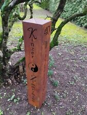 Pflanzsäule personalisierbar mit oberer Mulde für Deko Blumen verschiedene Größe