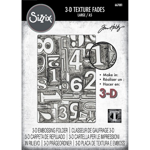Sizzix texture fades - sizzix, 3d